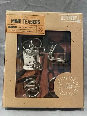 Metal Mind Teasers - 4 Pack - New Great For Stimulating Logical Thinking Skills! • $12.99