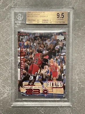 1998 Upper Deck MJ Living Legend Michael Jordan The Jordan Files #165 BGS 9.5 • $48.92