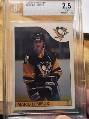 1985 O-Pee-Chee #9 Mario Lemieux BGS Rookie Rc • $211.29