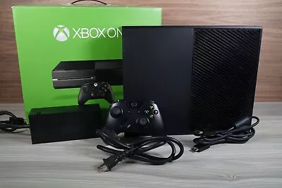 XBOX ONE Mod 1540 500GB Video Game Console In Box W Controller Adapters Tested • $135