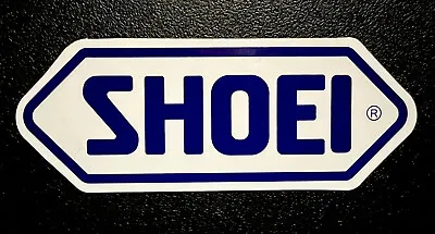 Shoei Helmets Sticker Blue Matte  Finish Approx Size 3”X 1-1/4” Self Adhesive • $2.89