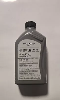 Genuine VW SEAT Audi Skoda Longlife IV FE 0W20 Fully Synthetic Engine Oil 1L • £17.50