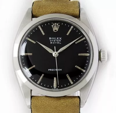 Serviced Vintage ROLEX Oyster ROYAL 6427 Patina Manual 34mm Men C.1962 • $2850