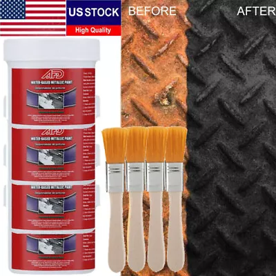 4 Set 100ML Metal Rust Remover Water-based Metallic Paint Rust Conversion Agent • $22.95