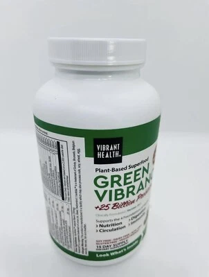 $30.74 • Buy Vibrant Health, Green Vibrance, Vegan Superfood Pills, 240 Caps 5/2024 Digestion