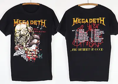 Vintage 1987 Megadeth Peace Sells European Tour Shirt • $18.99