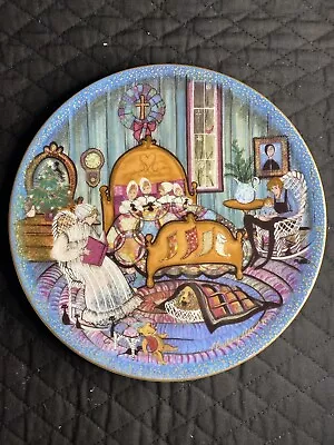 P. Buckley Moss THE NIGHT BEFORE CHRISTMAS Art Plate Series 3 Anna Perenna 1986 • $8.99