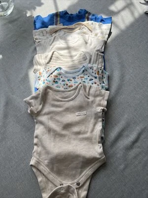 £2.50 • Buy Baby Boy 6 Pack Vests Size 0-3 Months