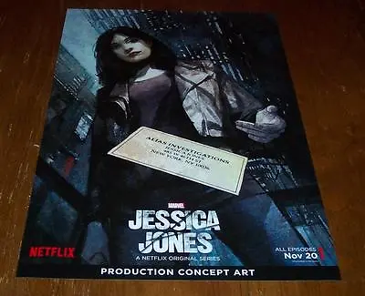 Marvel Comics JESSICA JONES TV Show Krysten Ritter Art Sketch PROMO POSTER NEW • $15