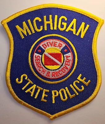 Michigan State Police Search & Rescue Diver Patch Mint • $5.99