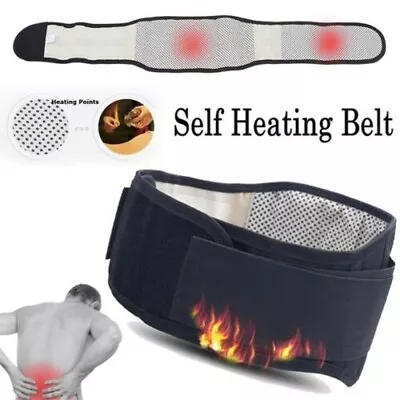 Magnetic Lumbar Brace Belt For Back Pain Dual Straps For Effective Correction • $23.99