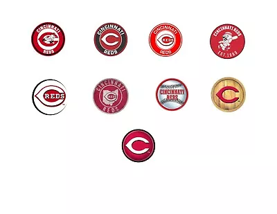 Cincinnati Reds Pin Back Buttons 1.25” 10 Pack MLB Baseball • $7.99