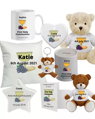 £4 • Buy Personalised First Holy Communion Gift 1st Commemorate Godson Daughter Grandson