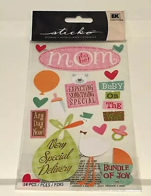 Sticko  Mom To Be  14 Pcs Stickers Papercraft Planner Scrapbook DIY Craft NEW • $2