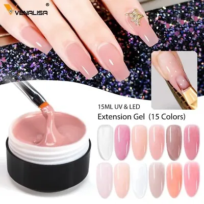 Venalisa Poly Nail Gel Camouflage Color UV LED Nail Polish Builder Extension Gel • $7.49