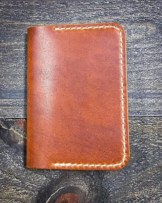 Pocket Notebook Leather Refillable Mini Composition Book Cover Notepad Handmade • $34.99