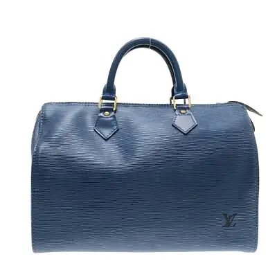 Auth LOUIS VUITTON Speedy 30 M43005 Toledo Blue Epi VI0964 Handbag • $328