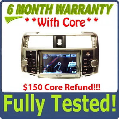 2010 - 2013 Toyota 4Runner OEM JBL Navigation GPS MP3 AM FM 4 Disc Changer Radio • $516