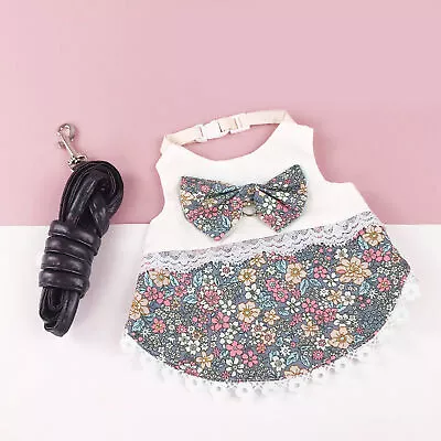 Rabbit Outfit Exquisite Sturdy Buckle Breathable Flower Pattern Bunny Clothes • $11.37