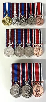 Special Constabulary Jubilee`s And King Charles Coronation Miniature Medal Sets • £4