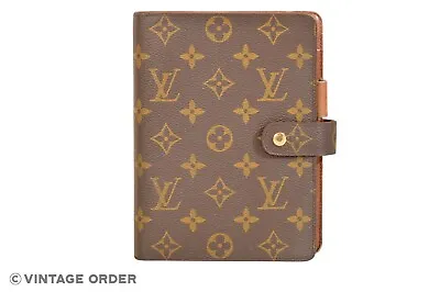 Louis Vuitton Monogram Agenda MM Diary Cover Organizer R20105 - YH00684 • $270