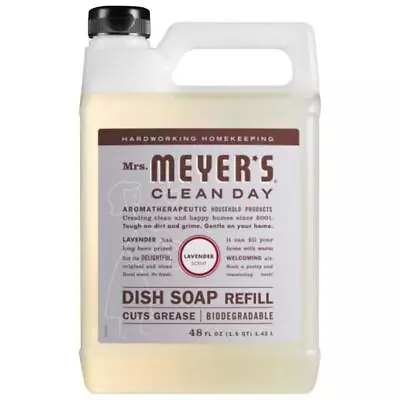 Mrs. Meyer's 304831 Lavender Scent Liquid Dish Soap Refill 48 Oz. • $21.88