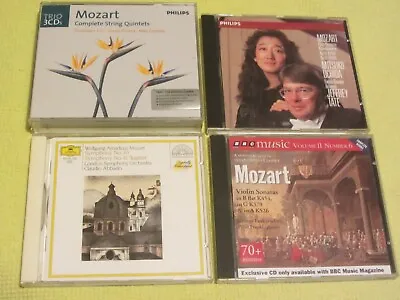 Mozart Complete String Quintets Violin Sonatas Mitsuko Uchida Piano 4 CD Albums • £14.75