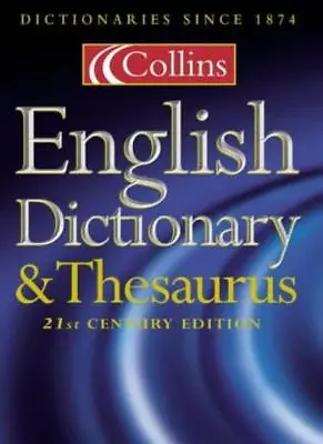 Collins English Dictionary And Thesaurus (Dictionary/Thesaurus). 9780004725024 • £3.29