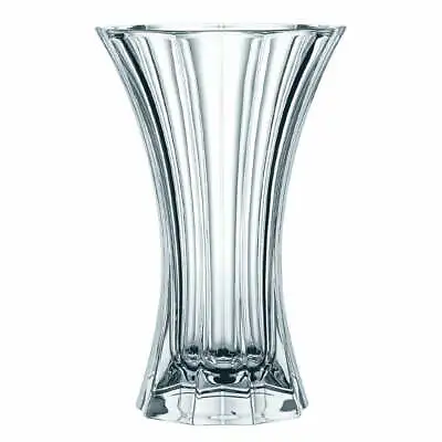 Nachtmann Saphir 10 5/8-Inch Crystal Vase Trumpet Sparkling Non-Lead Crystal • $64.90