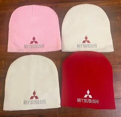 Mitsubishi Automotive Beanie Hats NWOT Lot Of 4 • $11.21