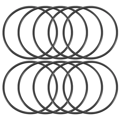£4.53 • Buy 10 Pcs 55mm X 60mm X 2.5mm Flexible Nitrile Rubber O Rings Washers