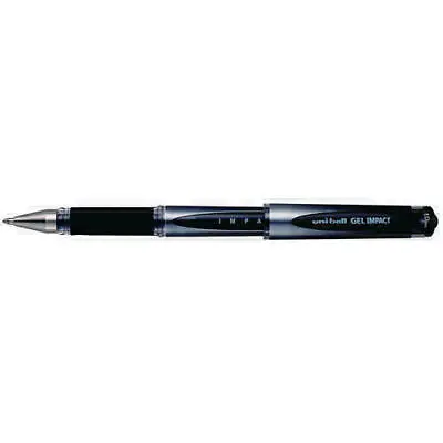 UniBall Gel Impact Rollerball Pen Black Pack Of 12 Extra Fine Point 9006050 1.0 • £20.36