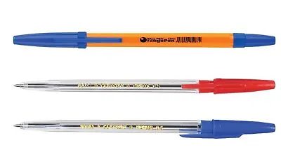 (Pack Of 12) Ballpoint Pens Smooth Writing Pen For Every Day School Office Use • £4.39