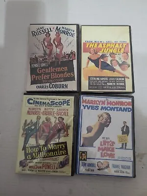 Marilyn Monroe Movies Lot Of 4 DVDs • $17