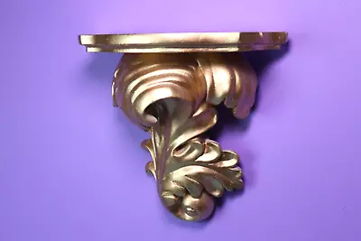 £30 • Buy Gold, Ornate, Wall Shelf, Wall Hanging, Kitsch, Rococo, Baroque, Nouveau, Corbel