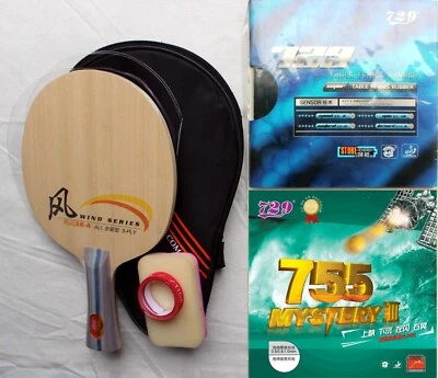 $54 • Buy Allround Full-wood Long-Pips + Pips-in Custom-made Table Tennis Bat, Melbourne