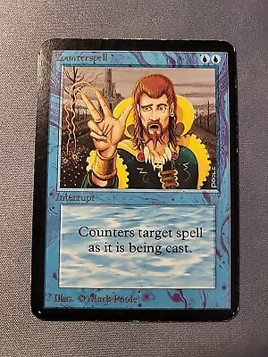 MTG Alpha COUNTERSPELL Uncommon LP/MP Condition Magic The Gathering  • $355