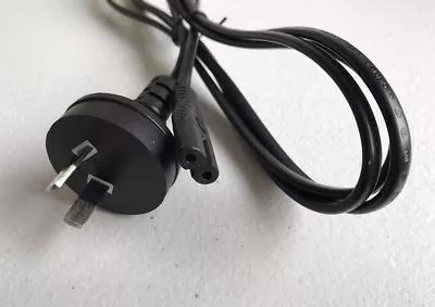 $14.95 • Buy 2 Pin Core Figure 8 IEC-C7 AC Power Cord Cable Lead Plug AU PS4 PS3 Slim Wall