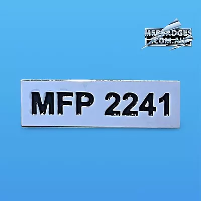 Mad Max Badge - Jim Goose's MFP 2241 Number Badge • $14.35