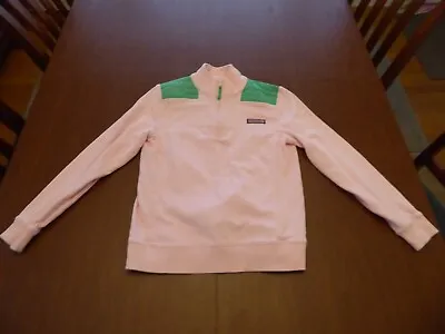 Girls Small VINEYARD VINES Pink Green Pullover Top Sweatshirt Very Good Pre Own • $13.99