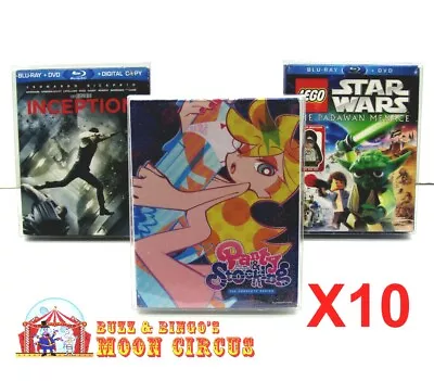 10x BLU-RAY 4K UHD MOVIE - OVERSIZED BOX SET (SIZE B4O B) - CLEAR PROTECTIVE BOX • $14.98