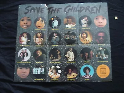 SAVE THE CHILDREN Soundtrack Album Poster MARVIN GAYE JACKSON 5 CURTIS MAYFIELD  • $18