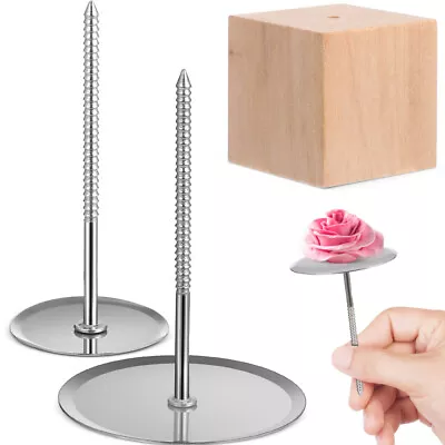  Cake Decorating Kit Professional Stainless Steel Cupcake Frosting Tools Suite • £10.75