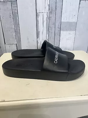 Calvin Klein Black Sliders Beach Shoes U.K. Size 4  • £9.50