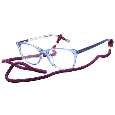 M Missoni Women's Eyeglasses Clear Demo Lens Blue Acetate Frame MMI 0008 0PJP 00 • $59.30