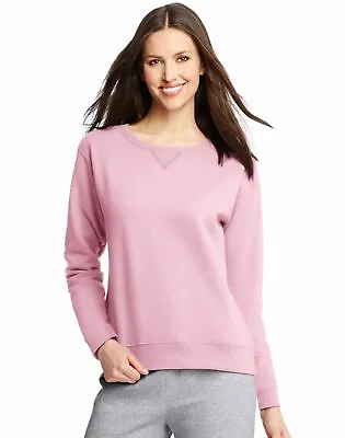 $10.86 • Buy Hanes Womens ComfortSoft EcoSmart Crewneck Sweatshirt
