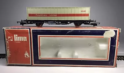 Lima 302871 HO OO Gauge Freightliners Wagon & Container Load - Boxed • £9.95