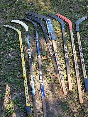 $105 • Buy Lot Of 8  Hockey Sticks Koho Mylec