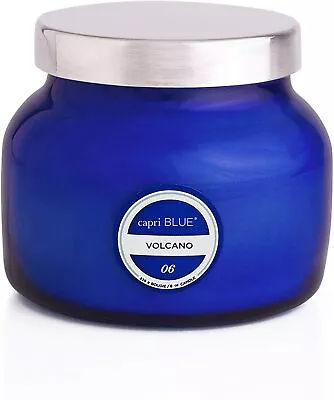 Capri Blue Petite Candle - 8 Oz - Volcano - Blue • $24