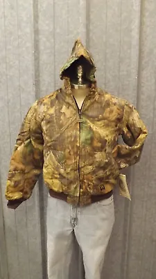 £49.67 • Buy New WALLS Realtree Advantage Timber Camouflage Insulated Jacket W/Hood  YOUTH 16